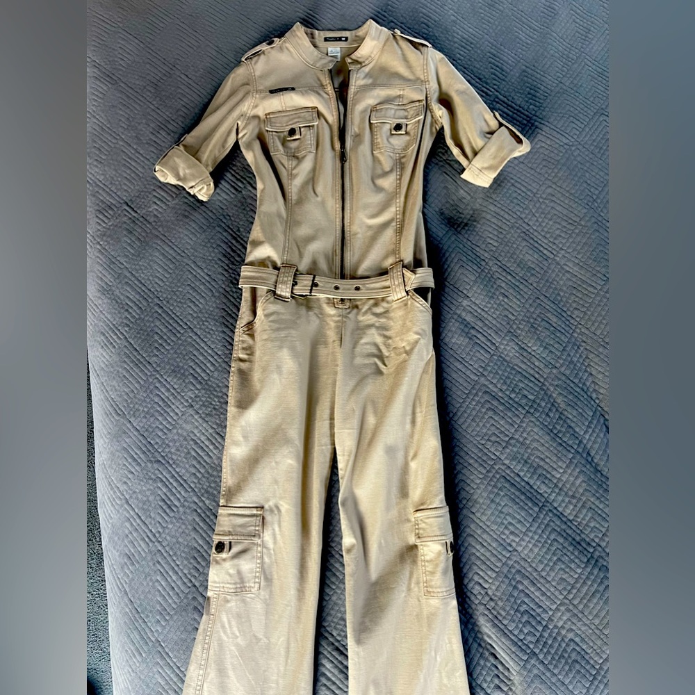 Frankie B jumpsuit , Khaki , Small/ 4